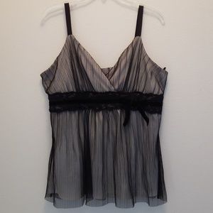 Vintage torrid black mesh babydoll